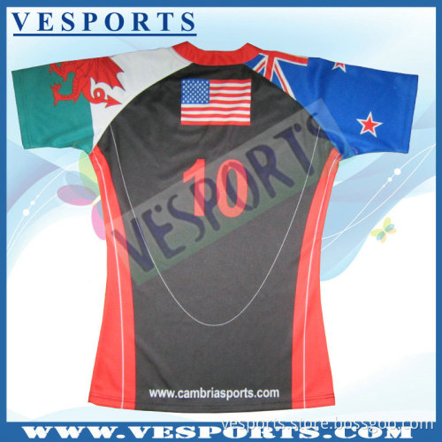 Wholesale Custom Womens Rugby Team Jersey